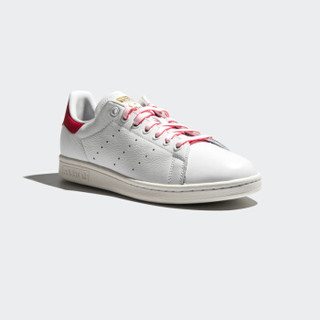 adidas Originals STAN SMITH 中性休闲运动鞋 EE9691 白色/红色 42