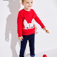 PEPCO 小猪班纳 女宝宝加绒毛衣