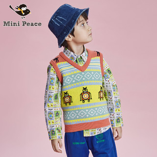 Mini Peace 太平鸟童装 男童保暖背心 新款