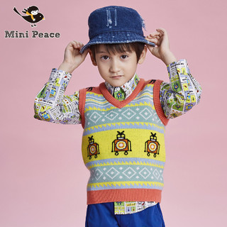 Mini Peace 太平鸟童装 男童保暖背心 新款