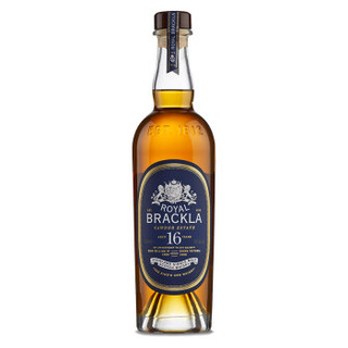 BACARDI 百加得 ROYAL BRACKLA 皇家布莱克拉 16年单一麦芽威士忌酒 700ml