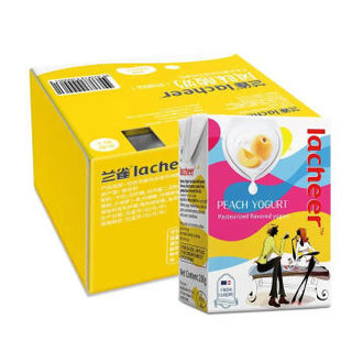 Lacheer 兰雀 牛奶 （其它、黄桃味) 200g*6盒