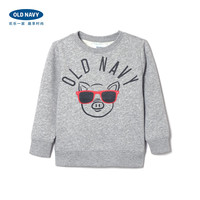 OLD NAVY 男童圆领加绒卫衣