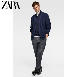 ZARA 00693315401 男士羊毛混纺长袖POLO衫 