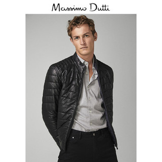 Massimo Dutti 03308111800 男士小羊皮加棉夹克