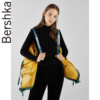 Bershka 巴适卡  06256085500 女士中长款棉服