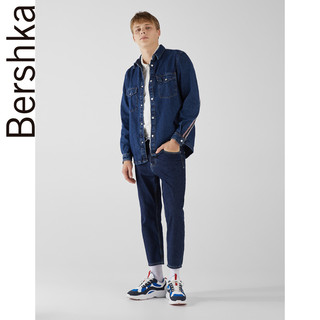 Bershka 巴适卡 06040388400 男士牛仔夹克