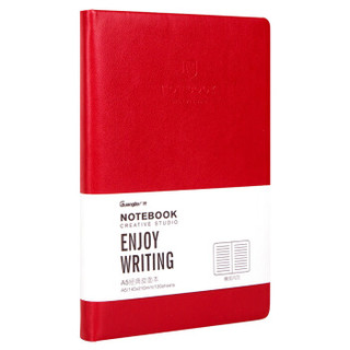 GuangBo 广博 GBP20002 A5经典皮面笔记本 红色