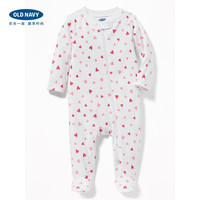 OLD NAVY 287140-1W 婴儿纯棉连脚连体衣