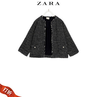 ZARA 09007741401 女童粗花呢长袖外套