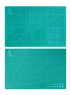 新灿 A3切割垫板 送得力美工刀+钢尺