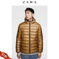  ZARA 04317360305 男士棉服夹克外套  (M、芥末色)