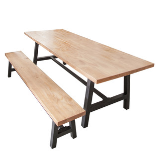 兆生 FF10 现代简约实木办公会议桌电脑桌餐桌 120*60*75 5cm
