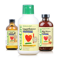 Childlife 童年时光 钙镁锌营养液 474ml+儿童复合维生素溶液 237ml +儿童VC补充液 118.5ml