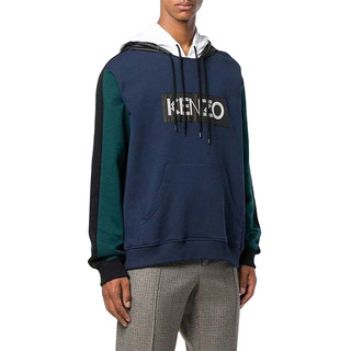 KENZO 高田贤三 男士LOGO连帽全棉卫衣