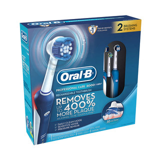 Oral-B 欧乐-B  Pro care 2000 电动牙刷 两支装