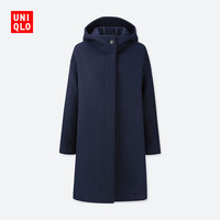  UNIQLO 优衣库 409863 女士大衣 (XL、藏青色)