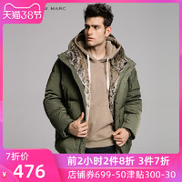 ANDREW MARC 男士加厚羽绒服大衣