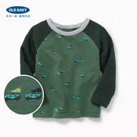 OLD NAVY 377077 男幼童长袖圆领T恤