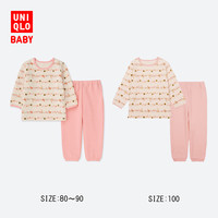 UNIQLO 优衣库 婴幼儿压线睡衣