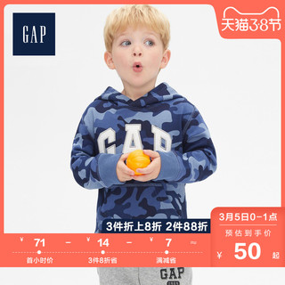 Gap 盖璞 男幼童加绒卫衣连帽衫