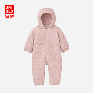 UNIQLO 优衣库 婴儿 WARM PADDED长袖连体装