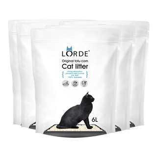 LORDE 里兜 宠物猫砂 豆腐砂 6L*5袋装