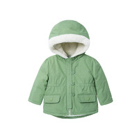 Bornbay 贝贝怡 儿童冬季加厚保暖棉质连帽外套 164S288 绿色 80cm