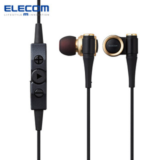 ELECOM 宜丽客 LBT-HPC1000AVGD 入耳式蓝牙运动耳机