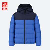  UNIQLO 优衣库 414482 轻型 WARM PADDED 男童连帽外套