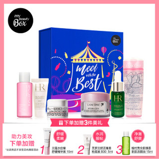 my BEAUTY BOX 欧莱雅集团小美盒 水润沁养盒（HR绿宝瓶10ml+绷带CC霜5ml+兰蔻水份缘啫喱50ml等）