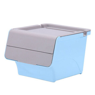 Yom 莜牧 塑料带盖桌面收纳盒 1个装（11.8*12.5*11.5 cm）