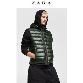  ZARA 04317362500 男士棉马甲 (绿色、L)