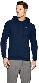 UNDER ARMOUR 安德玛 男士 Rival PO抓绒卫衣 黑白色 M