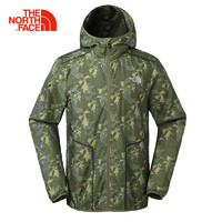 THE NORTH FACE 北面 3RF9-18SS 男士防泼水户外休闲夹克 3DX/绿色印花 L