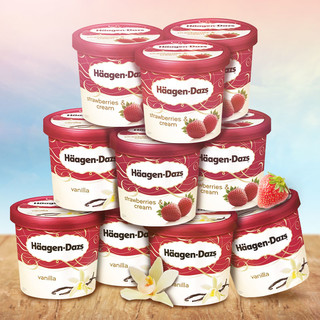 Häagen·Dazs 哈根达斯 冰淇淋 多口味 100ml*10杯