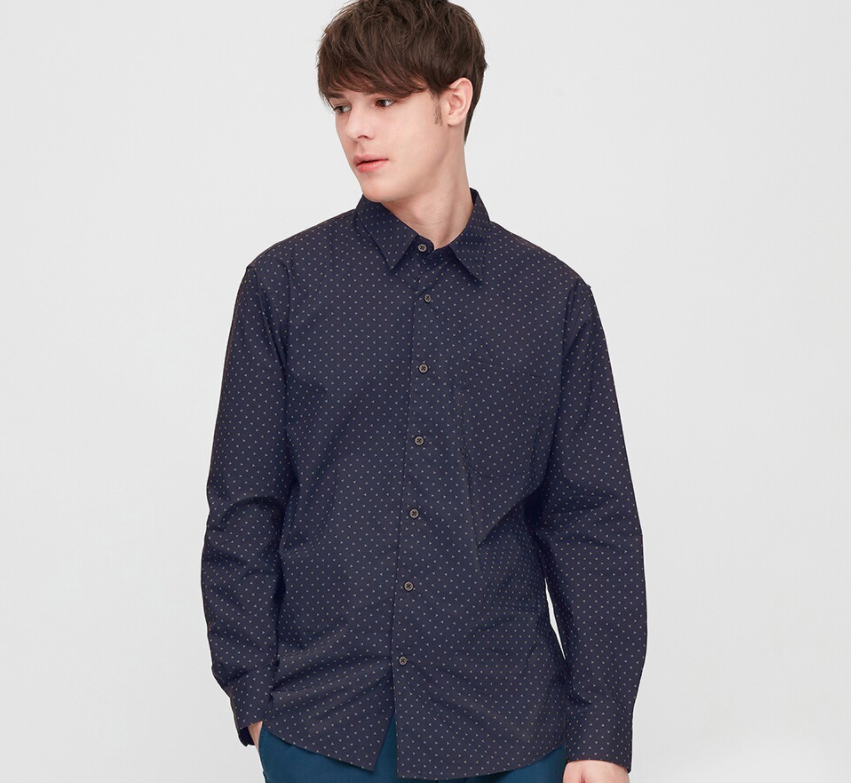 uniqlo 优衣库 427305 男士印花衬衫
