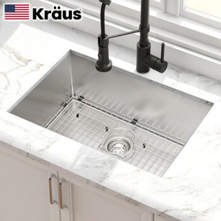 Kraus 克劳思 KHU100-26 304不锈钢拉丝单盆厨房水槽