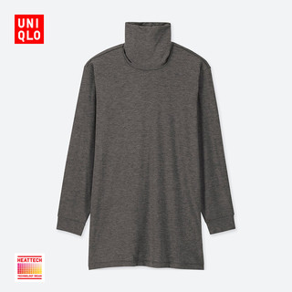 UNIQLO 优衣库 408112 男士HEATTECH两翻领T恤