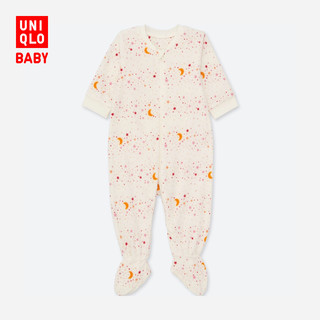 UNIQLO 优衣库 411233 婴儿细摇粒绒连体装(长袖)
