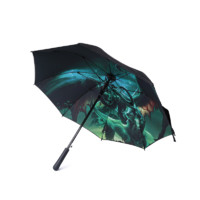 魔兽世界 伊利丹  双层长柄雨伞