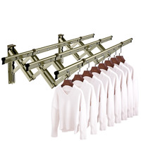 金贵夫人 折叠晾衣架 3杆1米