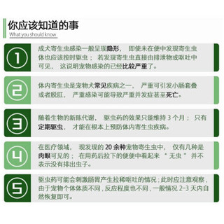 PETCLEAR 俏贝丽 宠物狗狗体内驱虫药大型犬金毛拉布拉多中型犬柯基体内外一体打虫