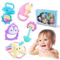 AUBY 澳贝 婴儿玩具摇铃 5件套