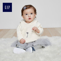 Gap 盖璞 401795 婴儿连帽加绒卫衣