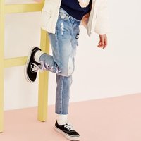 MooMoo 女童牛仔裤
