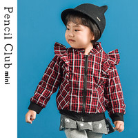 pencilclub 铅笔俱乐部 女童加厚格子外套
