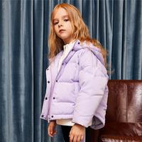 马骑顿 MQD 女童连帽羽绒服