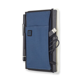 Moleskine ID 北极蓝色笔袋工具带（大型）8058341710432 北极蓝 大型