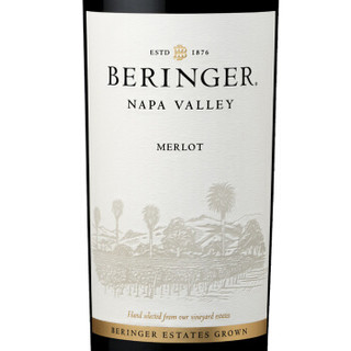 Beringer 贝灵哲 纳帕谷美乐红葡萄酒 750ml